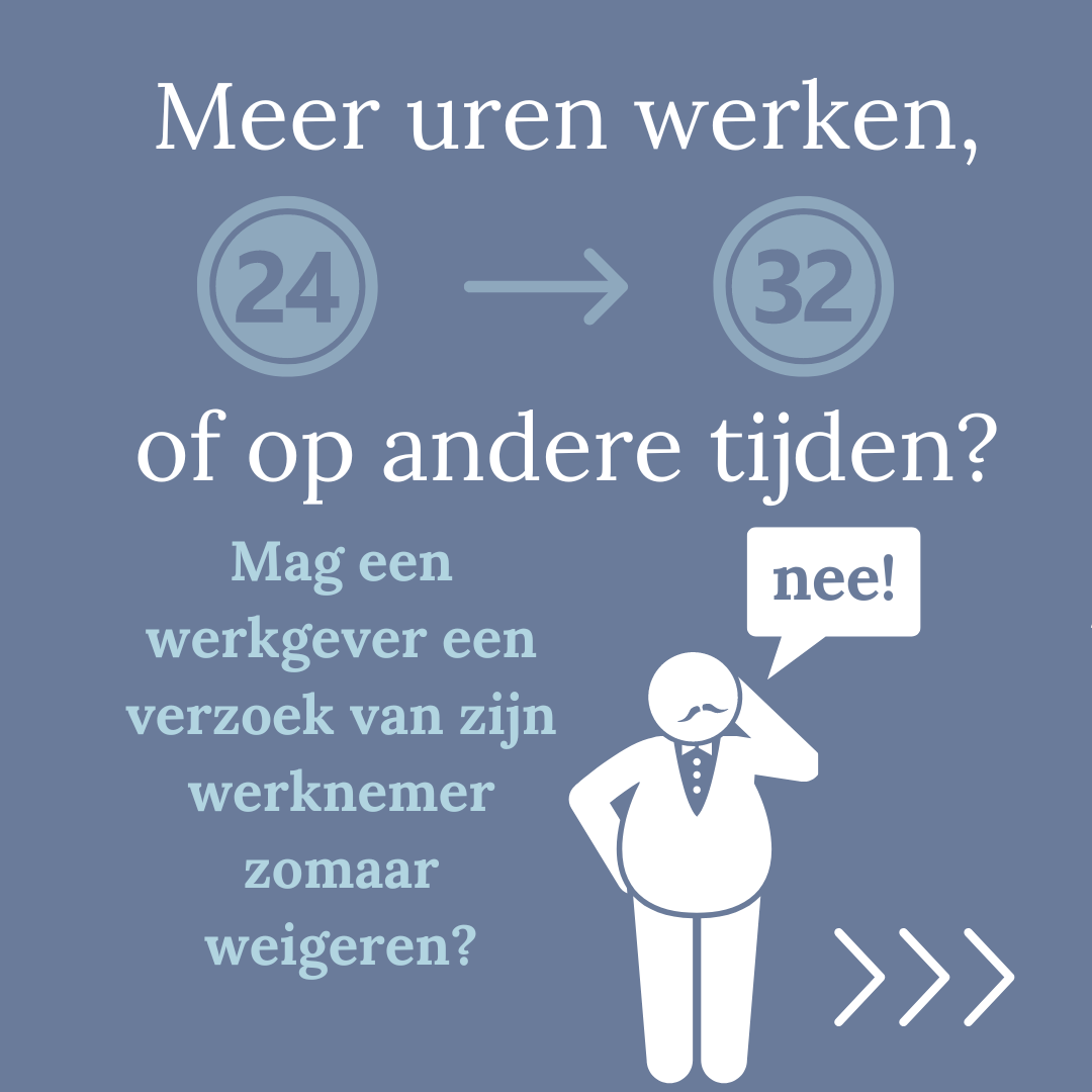 Ik wil graag meer of minder uren werken, hoe pak ik dat aan? Myriam Supicic